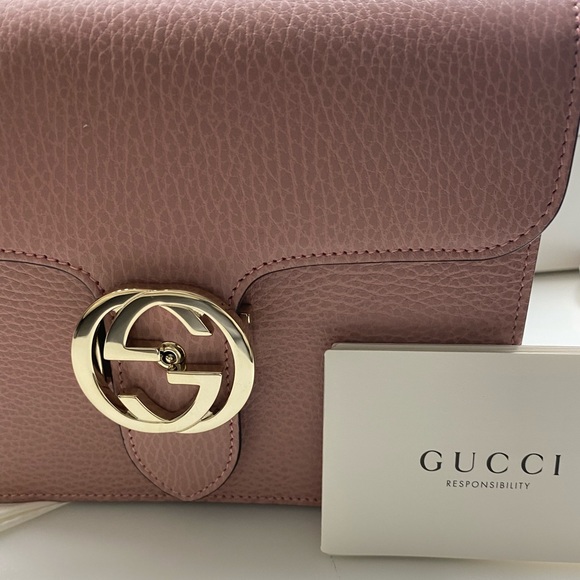 COPY - Dollar Calfskin Small Interlocking G Shoulder Bag - Picture 9 of 11